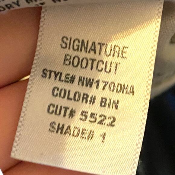 Hudson Old Label Signature Bootcut Blue Jeans Dark Wash Double Button Fly 26 - Picture 7 of 11